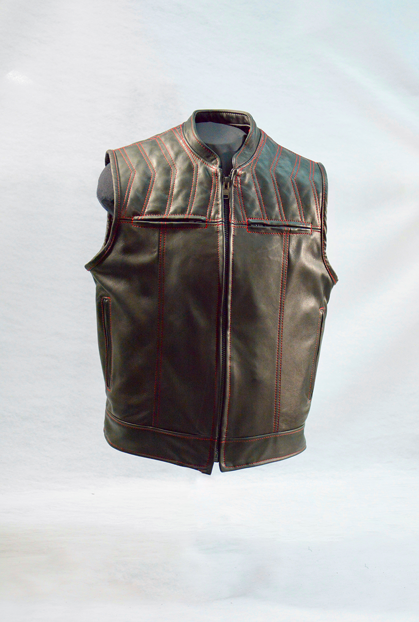 日本製/今治産 【Kiryuyrik】Water Proof Cowlether Vest - 通販 - www